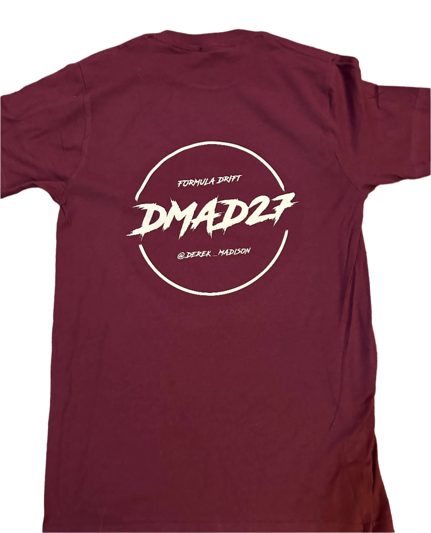Burgundy DMAD27 Circle T-Shirt