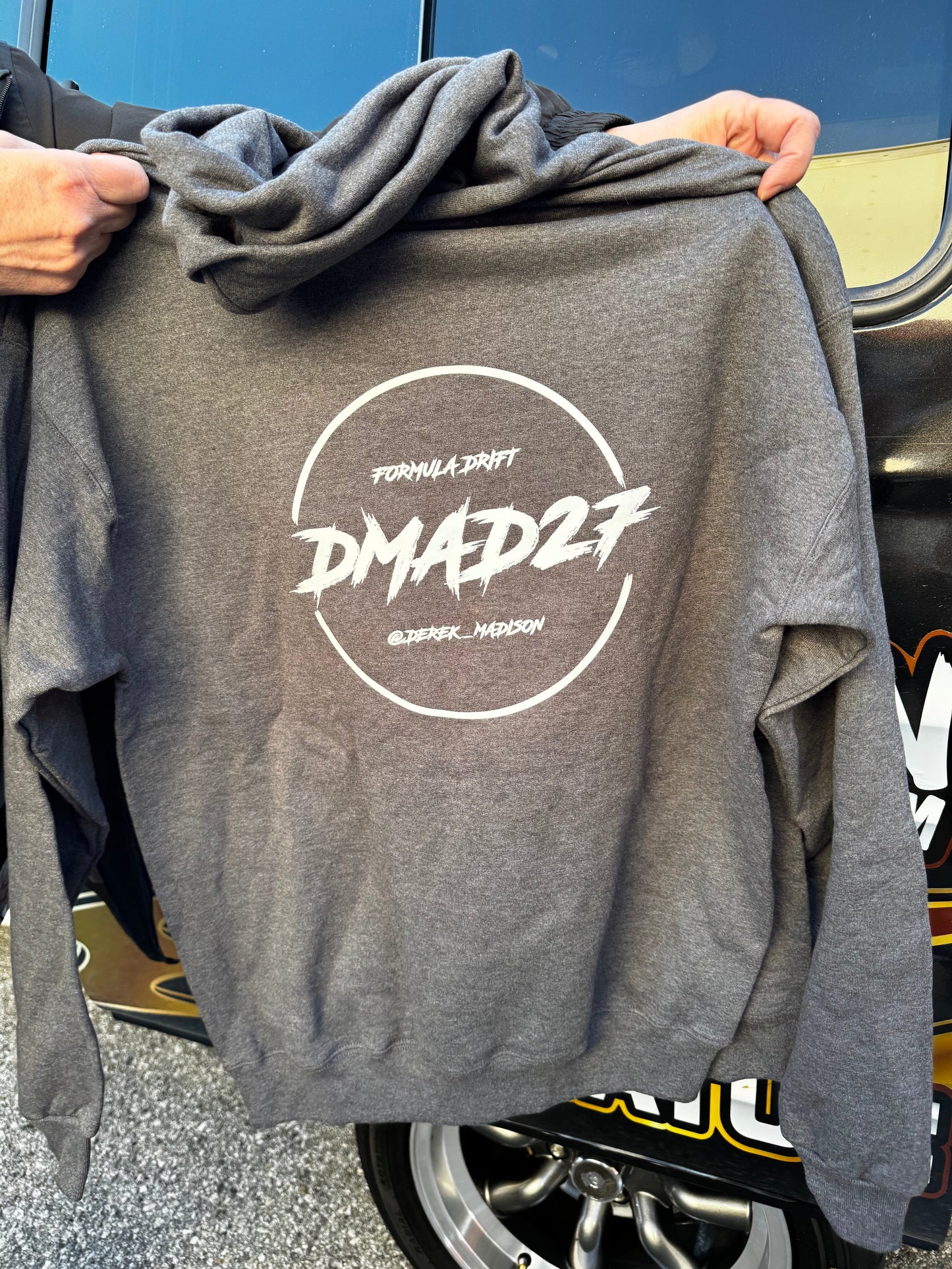 Gray DMAD27 Circle Hoodie