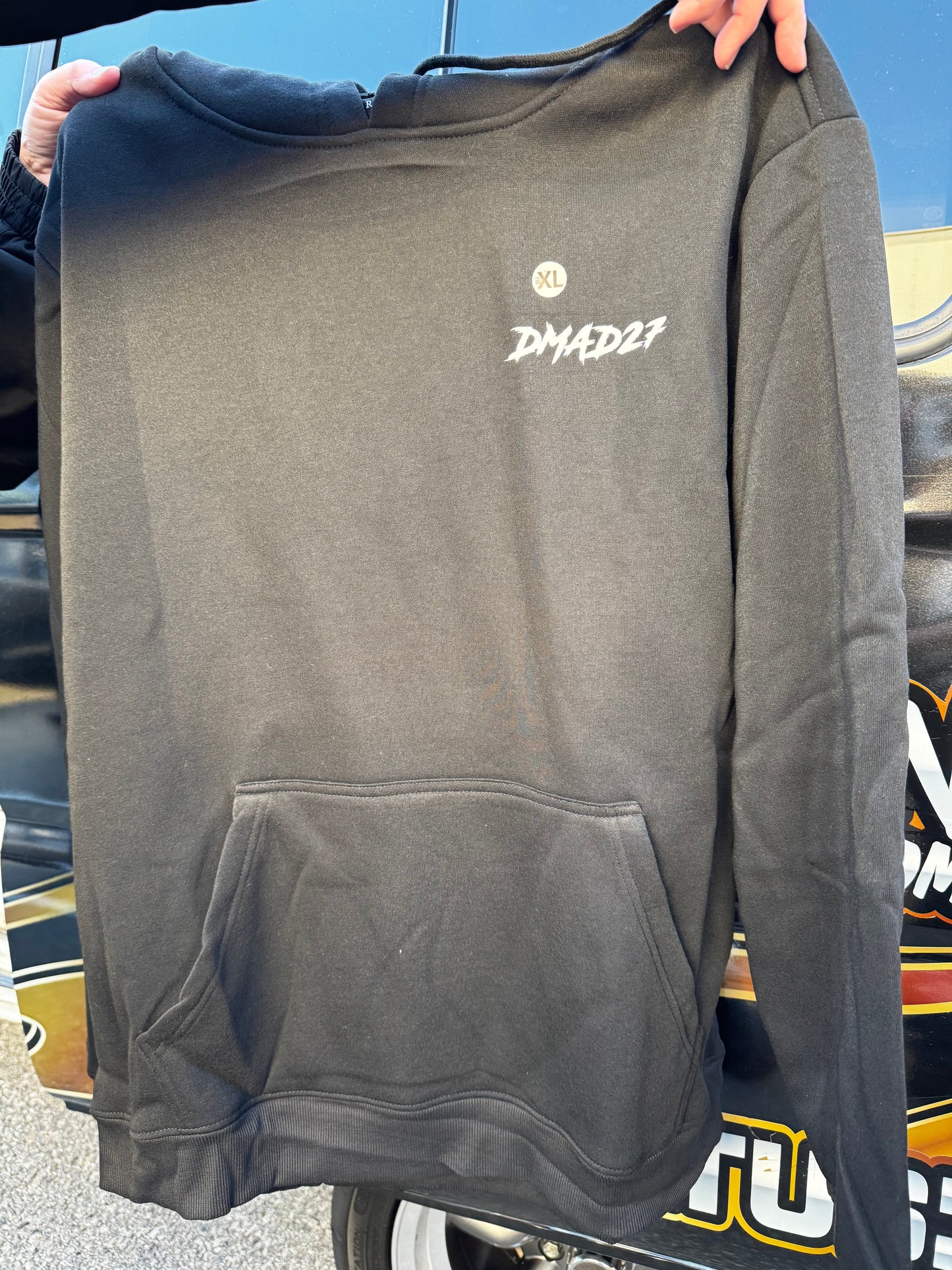 Black DMAD27 Circle Hoodie