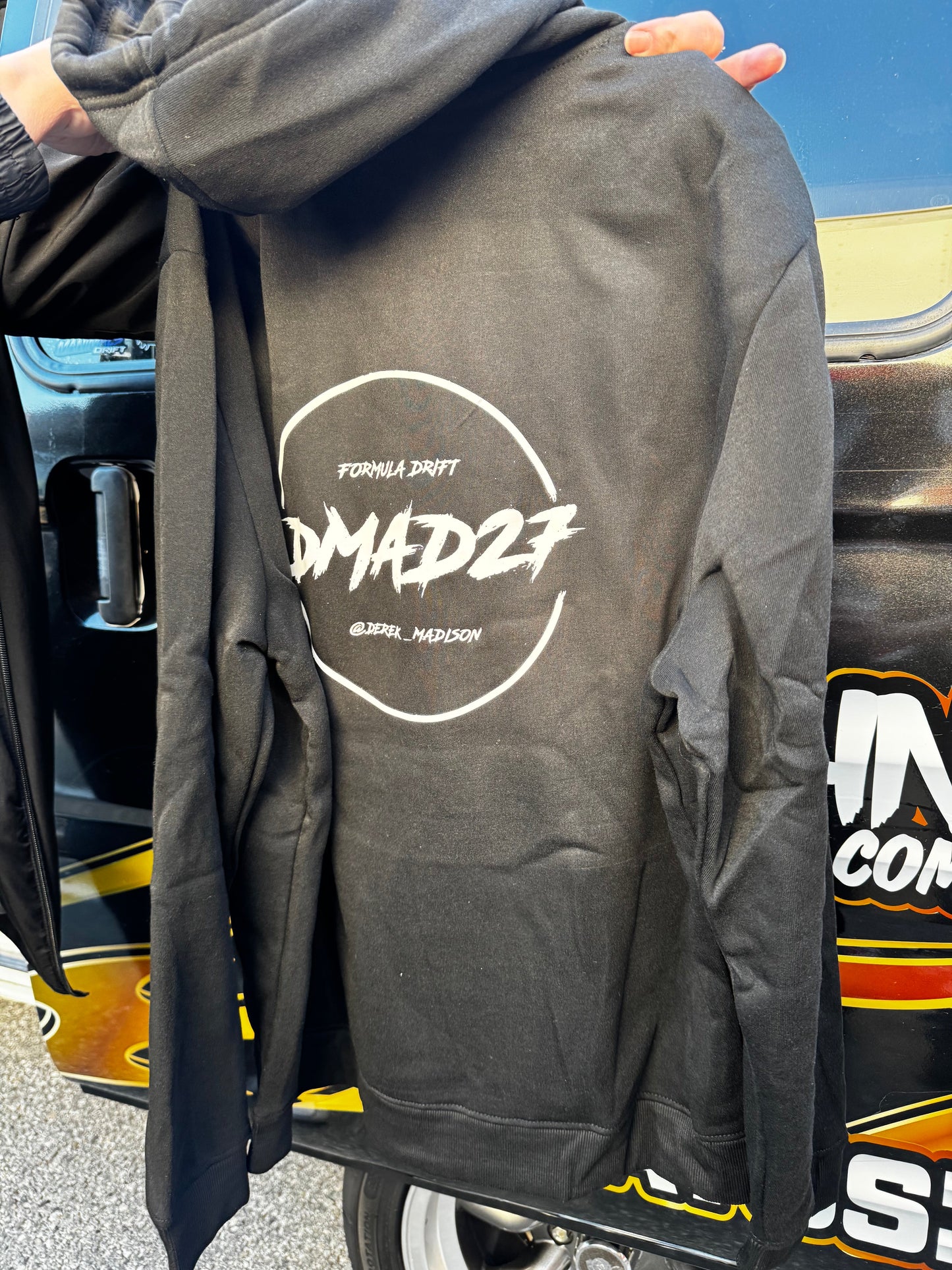 Black DMAD27 Circle Hoodie