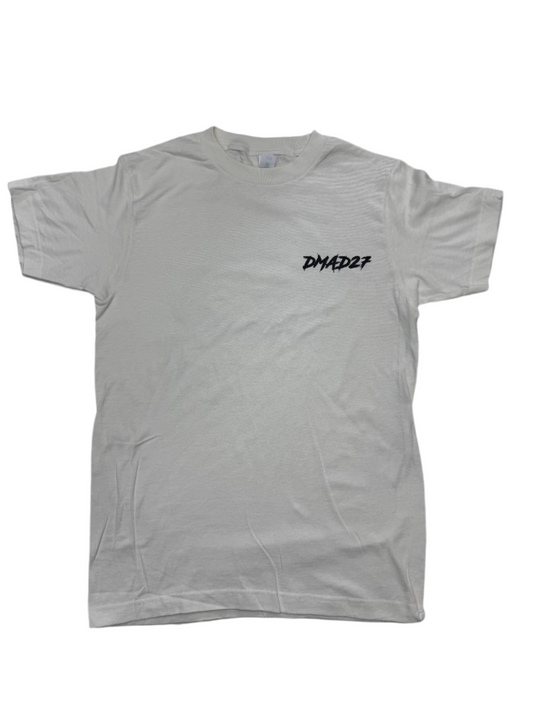 "Vintage" White DMAD27 Circle T-Shirt