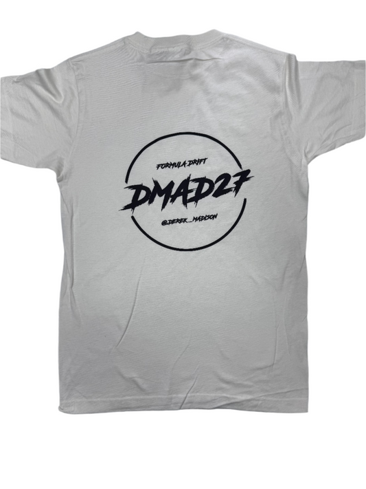 "Vintage" White DMAD27 Circle T-Shirt